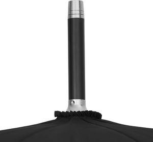 vidaXL Parasolka automatyczna, czarna, 105 cm 5