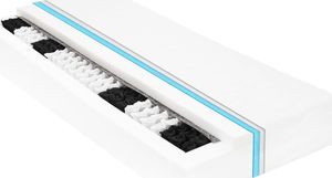 vidaXL Łóżko dzienne z materacem, 90x200 cm, białe, drewno sosnowe 7