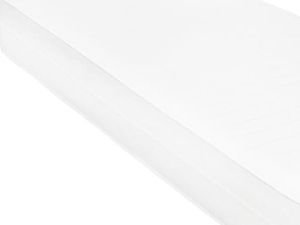 vidaXL Łóżko dzienne z materacem, 90x200 cm, białe, drewno sosnowe 7