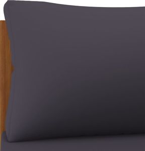 vidaXL 3-osobowa sofa ogrodowa z poduszkami, lite drewno akacjowe 7