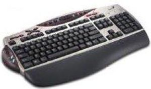 Klawiatura Genius GENIUS Klawiatura KB-21e SCROLL Silver-black (K921C089) -   UWGEKLBM0010 1