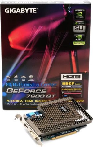 Karta graficzna Gigabyte GeForce 7600 7600GT 256MB DDR3 128bit HDMI 2