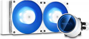 Chłodzenie wodne Deepcool Castle 240EX A-RGB Białe (DP-GS-H12W-CSL240EX-AR-WH) 1