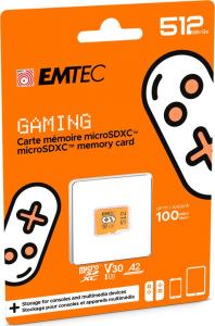 Karta Emtec Gaming MicroSDXC 512 GB Class 10 UHS-I/U3 A2 V30 (ECMSDM512GXCU3G) 3