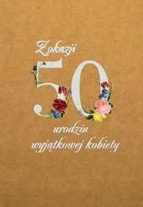 Trend Kartka okolicznościowa eko Urodziny 50 TS51 1