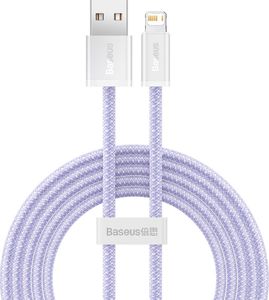 Kabel USB Baseus USB-A - Lightning 2 m Fioletowy (BSU3001PRP) 1