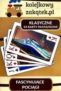 Kolejkowy Zakątek Fascynujące pociągi pełna talia kart 1