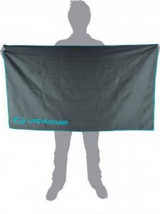 Lifeventure Recycled SoftFibre Trek Towel, Grey, Extra Large 2