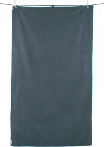 Lifeventure Recycled SoftFibre Trek Towel, Grey, Giant 1