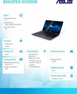 Laptop Asus ExpertBook B3 Flip B3402FEA (B3402FEA-EC0056RA) 3