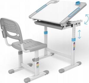 Biurko Ergooffice.eu Niebieskie 66.4 cm x 50.5 cm 4