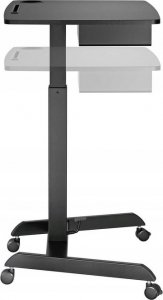 Maclean MC-903B - Stacja robocza, podstawka, czarna 4