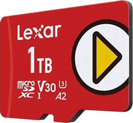 Karta Lexar PLAY MicroSDXC 1 TB Class 10 UHS-I/U1 A2 V30 (LMSPLAY001T-BNNNG) 2