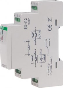 F&F Przekaźnik bistabilny 1P 16A 230V AC grupowy z pamięcią BIS-412M 2