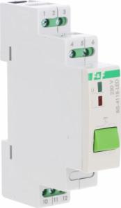 F&F Przekaźnik bistabilny z przyciskiem do sterowania ręcznego na szynę DIN z przekaźnikiem inrush 160A/20ms BIS-411B-LED 2