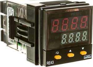Lumel Programowalny regulator zasilanie 90-264V AC wejście uniwersalne wyjście 1 przekaźnik 2A wyjście 2/alarm 2 przekaźnikowe alarm 1 1