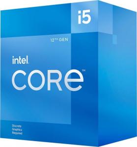 Procesor Intel Core i5-12400F, 2.5 GHz, 18 MB, BOX (BX8071512400F) 1