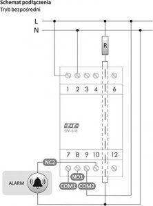 F&F Elektroniczny Przekaźnik prądowy EPP-618 4