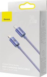 Kabel USB Baseus USB-C - Lightning 2 m Fioletowy (FD-2310-6932172602796) 7