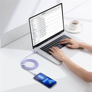 Kabel USB Baseus USB-C - Lightning 2 m Fioletowy (FD-2310-6932172602796) 8