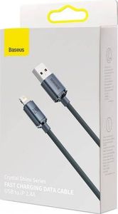 Kabel USB Baseus USB-A - Lightning 2 m Czarny (CAJY000101) 2