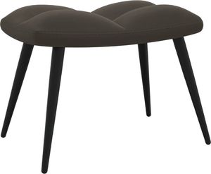 vidaXL Fotel z podnóżkiem, ciemnoszary, obity aksamitem 7