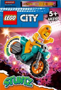 LEGO City Motocykl kaskaderski z kurczakiem (60310) 1