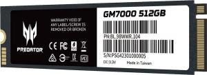 Dysk SSD Acer Predator GM7000 512GB M.2 2280 PCI-E x4 Gen4 NVMe 2