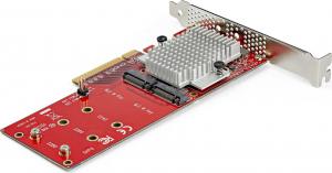 Kontroler StarTech PCIe 3.0 x8 - 2x M.2 M-key (PEX8M2E2) 2