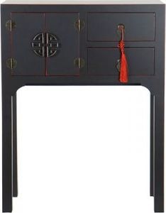 DKD Home Decor Konsola DKD Home Decor Niebieski Czerwony Jodła Drewno MDF (63 x 26 x 83 cm) 1