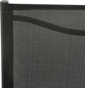 vidaXL 3-cz. zestaw mebli ogrodowych, stalowy czarny 9