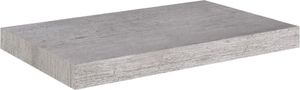 vidaXL Półki ścienne, 2 szt., szarość betonu, 50x23x3,8 cm, MDF 4