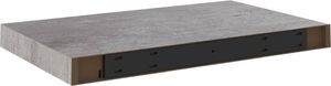 vidaXL Półki ścienne, 4 szt., szarość betonu, 50x23x3,8 cm, MDF 7