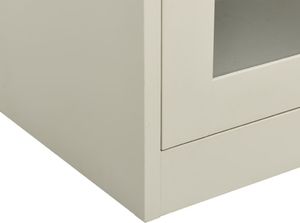 vidaXL Szafka na dokumenty, jasnoszara, 90x40x90 cm, stalowa 7