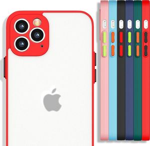 Hurtel Milky Case silikonowe elastyczne półprzezroczyste etui do iPhone 12 Pro Max czerwony 9