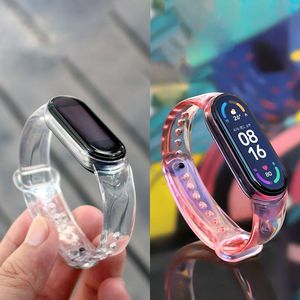 Hurtel Zamienna silikonowa opaska pasek bransoleta bransoletka do Xiaomi Mi Band 6 / 5 niebieski 3