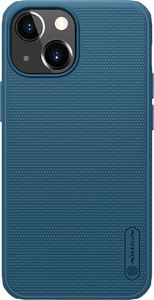 Nillkin Nillkin Super Frosted Shield wzmocnione etui pokrowiec + podstawka iPhone 13 mini niebieski 1