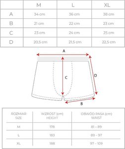 Soxo Zestaw 2x Bokserki męskie Batman idealny pomysł na prezent świąteczny XL 5
