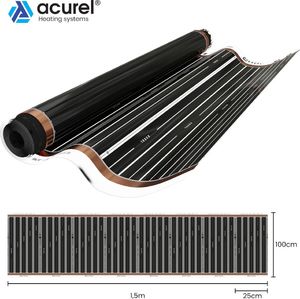 Acurel Termostat do ogrzewania elektrycznego + folia grzewcza 1,5m2 + akcesoria montażowe 3