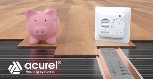 Acurel Termostat do ogrzewania elektrycznego + folia grzewcza 1,5m2 + akcesoria montażowe 8