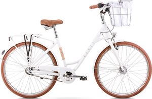 Romet Rower Romet Pop Art Classic 28 L(20") biały+koszyk 1