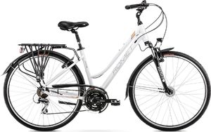 Romet Rower Romet Gazela 3 L(20") biało-jasnozłoty 1
