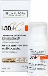 Bella Aurora Krem Przeciw Przebarwieniom Bella Aurora CC Cream Spf 50+ Średni Odcień (30 ml) 1