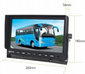 Expert PRO DCM1010HQ Monitor AHD LCD 10 cali QUAD AUDIO z podziałem 2