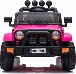 Lean Cars Auto na Akumulator Jeep BRD-7588 Różowy 4x4 2