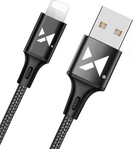 Kabel USB Wozinsky USB-A - Lightning 2 m Czarny (5907769301193) 2