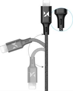 Kabel USB Wozinsky USB-A - Lightning 2 m Czarny (5907769301193) 3