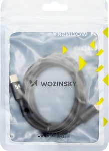 Kabel USB Wozinsky USB-C - Lightning 1 m Czarny (5907769301209) 5