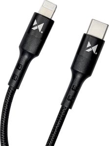 Kabel USB Wozinsky USB-C - Lightning 2 m Czarny (5907769301216) 2