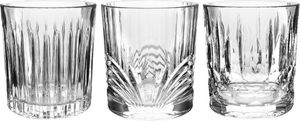 ATMÓS FERA Szklanka szklanki do whisky drinków napojów zestaw komplet szklanek 330 ml 3 sztuki 11
